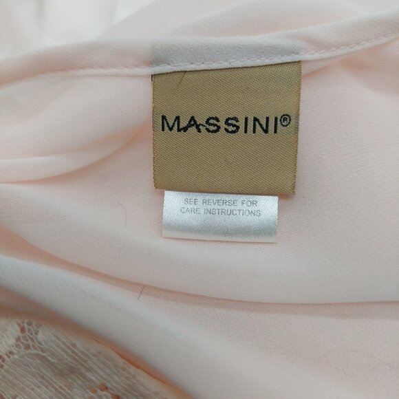 Mazzini Nightgown Size Small Lingerie Negligée Light Pink Gown & Robe READ - Picture 6 of 16